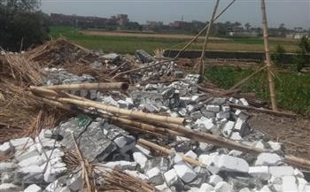 الفيوم: إزالة تعدٍ على أرض زراعية واستبعاد مدير الجمعية وإحالته للتحقيق