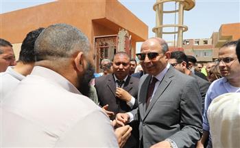 محافظ المنيا يتفقد محطة رفع الصرف الصحي بقرية الكرم بمركز أبوقرقاص بتكلفته 102 مليون جنيه