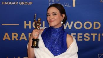 تكريم ريهام عبدالغفور في مهرجان هوليوود للأفلام العربية عن مسلسل حكاية نرجس 