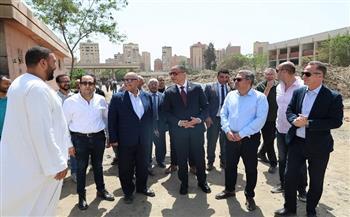 محافظ الجيزة يتفقد أعمال تطوير المدخل الجنوبي للمدينة ويوجه بسرعة الإنجاز وفق الجداول الزمنية 