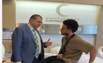 مصطفى فتحي يجرى جراحة ناجحة فى الترقوة