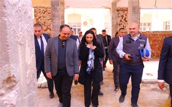 وزيرة التضامن تتفقد مقر «مركز الانتصار» للمشورة والدعم النفسي والاجتماعي للأطفال تحت الإنشاء