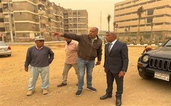 جولة ميدانية لسكرتير عام محافظة بورسعيد لمتابعة أعمال التطوير ورفع كفاءة الخدمات بحيي الزهور والضواحي