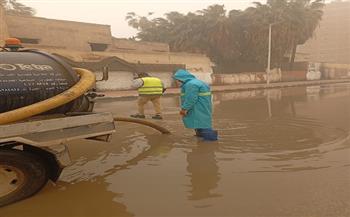 محافظ الغربية يؤكد مواصلة جهود شفط مياه الأمطار على مدار الساعة