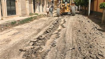 محافظ كفرالشيخ يوجه بتركيب بلاط الإنترلوك بعدد من شوارع عاصمة المحافظة