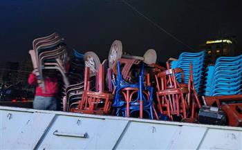 رفع ٢٦١ حالة إشغال طريق مخالف بدمنهور لتحقيق السيولة المرورية