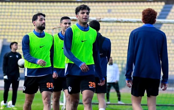 تدريبات بدنية في الزمالك استعدادًا لمواجهة المصري البورسعيدي 