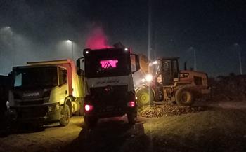 محافظة الجيزة ترفع 2250 طن مخلفات من المنشية وحرم الدائري بالمنيب ضمن حملات مكثفة للنظافة