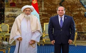 الرئيس السيسي يستقبل سلطان طائفة البهرة ويبحث تعزيز التعاون في ترميم مساجد آل البيت والأوضاع الإقليمية