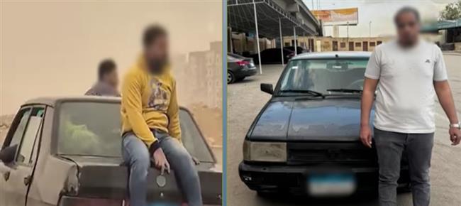 ضبط قائد سيارة بالقاهرة بعد تداول فيديو لقيادته المتهورة بالشروق