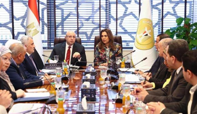 وزيرة التنمية المحلية تتابع مع محافظ الفيوم الموقف التنفيذي لخطة إعادة التوازن البيئي ببحيرة قارون