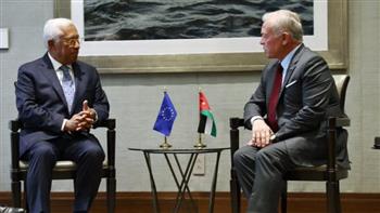 عاهل الأردن يؤكد لرئيس المجلس الأوروبي ضرورة إنهاء الحروب وتعزيز الاستقرار الإقليمي