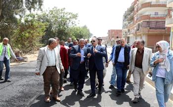 محافظ الشرقية يتفقد إستكمال اعمال توسعة وتأهيل طريق بحر مشتول حتي شرقية مباشر 