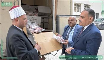 محافظ الشرقية يشهد استلام ٢ طن لحوم من صكوك الاضاحي لتوزيعها على الأسر المستحقة من أبناء المحافظة 