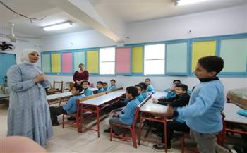 ورشة حكي بعنوان «المواطنة» لتعزيز قيم الانتماء والمساواة بمدرسة السادات الابتدائية