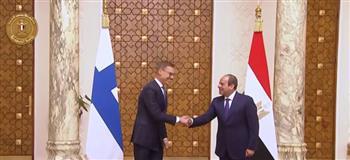  الرئيس السيسي يستقبل رئيس جمهورية فنلندا بقصر الاتحادية| فيديو