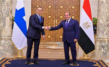 الرئيس السيسي ونظيره الفنلندي يتفقان على ضرورة تعزيز التعاون الاقتصادي والتجاري والاستثماري بين البلدين