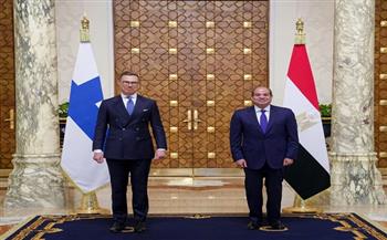 قمة مصرية فنلندية بالقاهرة لتطوير العلاقات الاقتصادية والتشاور حول أزمات المنطقة