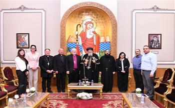 البابا تواضروس يستقبل الأمين العام لمجلس كنائس المجر