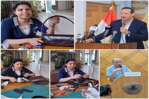 «مهارات الحرف اليدوية».. ورشة متخصصة في الجلد الطبيعي بمكتبة القاهرة الكبرى