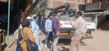 ضبط ٣٣٢ أسطوانة غاز منزلي قبل بيعها بالسوق السوداء بالشهداء وحملات مكثفة لضبط المتلاعبين   