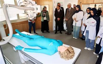 محافظ المنوفية ورئيس الجامعة يفتتحان المستشفى البيطرى بطوخ طنبشا 