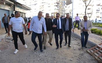 محافظ بورسعيد يتابع سير أعمال تطوير ورفع كفاءة مساكن “أمل نهضة مصر” بحي الضواحي