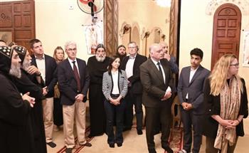 محافظ البحيرة ووفد الإتحاد الأوروبي فى زيارة لدير الأنبا بيشوي بوادي النطرون 