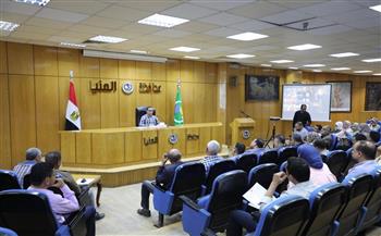 محافظ المنيا يوجه بتسريع معدلات تنفيذ مشروعات المرحلة الأولى لمبادرة “حياة كريمة”