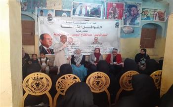قافلة تنموية شاملة لجامعة قنا بقرية الخربة بالأشراف القبلية بقنا  