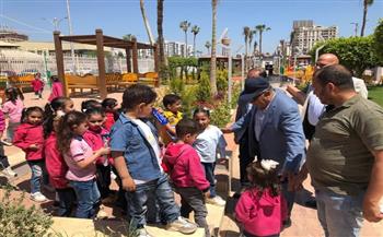 محافظ الدقهلية يتفقد حدائق المنصورة ويوجه بالحفاظ على مكتسباتها لخدمة المواطنين