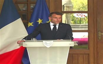 ماكرون يدعو لاحترام القانون الدولي في مضيق هرمز وتهدئة الوضع واستئناف المفاوضات