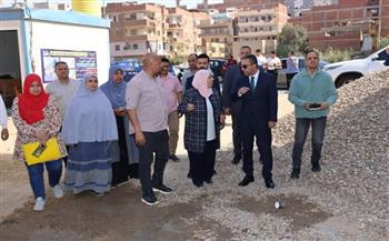 محافظ المنوفية يتفقد الأعمال الإنشائية لدار المناسبات بحي شرق للارتقاء بمستوي الخدمات 