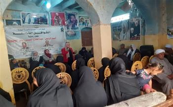 قافلة تنموية شاملة لجامعة قنا بقرية الخربة بالأشراف القبلية بقنا