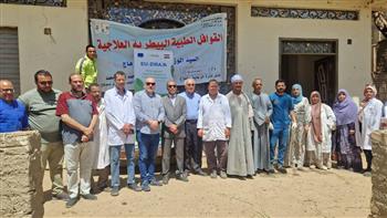 مجانا.. فحص وعلاج 3150 حيوانا في 3 مراكز بسوهاج ضمن قوافل بيطرية