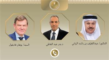 وزير الخارجية يبحث هاتفيا مع نظيريه البحريني والألماني تطورات الأوضاع الإقليمية وجهود خفض التصعيد