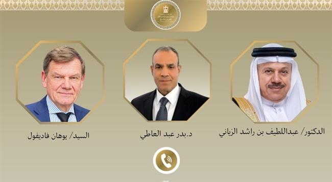 وزير الخارجية يبحث هاتفيا مع نظيريه البحريني والألماني تطورات الأوضاع الإقليمية وجهود خفض التصعيد