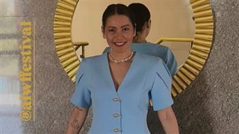 لقاء الخميسي تخطف الأنظار بإطلالة جديدة وتشارك في لجنة تحكيم «أفلام الجنوب» بأسوان 