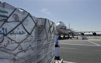 مطار العريش يستقبل طائرة إماراتية تحمل 100 طن مساعدات للفلسطينيين بقطاع غزة
