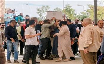 تشيع جثمان  ضياء العوضي  إلى مثواه الأخير بمقابر جمعية النور بنطاق مركز بلبيس بمحافظة الشرقية