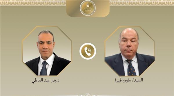 وزير الخارجية في اتصال هاتفي مع نظيره البرازيلي: التفاوض والحوار السبيل الوحيد لتسوية النزاع القائم بالمنطقة 