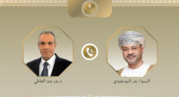 وزير الخارجية ونظيره العماني يشددان على ضرورة تضافر الجهود للحيلولة دون تجدد المواجهات العسكرية بالمنطقة 