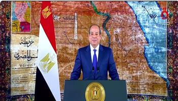 الرئيس السيسي: معركة الأمس التي خاضها الجيش بالسلاح والدماء والفكر امتدت اليوم إلى معركة البناء والتنمية