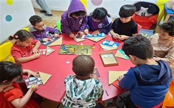 بيت ثقافة المقاولون العرب يقدم ورش فنية لتنمية خيال الأطفال