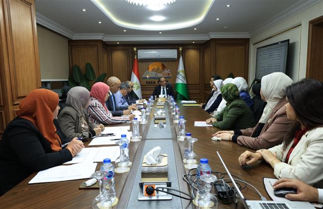 محافظ الجيزة يترأس لجنة القيادات لاختيار مديري عموم بالإسكان والزراعة 