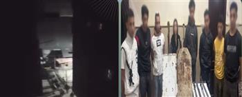 ضبط 7 أشخاص وسيدة لقيامهم بأعمال بلطجة باستخدام أسلحة بيضاء بالإسكندرية