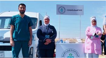هيئة الرعاية الصحية تشارك في أعمال التأمين الطبي لبطولة الجمهورية للدراجات بالسويس