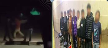 القبض على 9 طلاب لتحطيمهم رصيفًا وإلقاء الحجارة على محل بالعريش