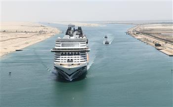  سفينة " MSC EURIBIA" إحدى أكبر سفن الرحلات البحرية اختارت العبور من قناة السويس