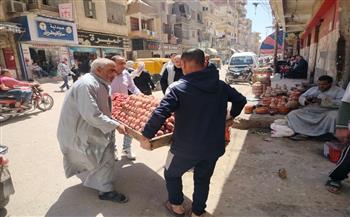 حملات مكثفة لإزالة الإشغالات وإعادة الإنضباط للشوارع بجميع مراكز ومدن وأحياء محافظة الشرقية